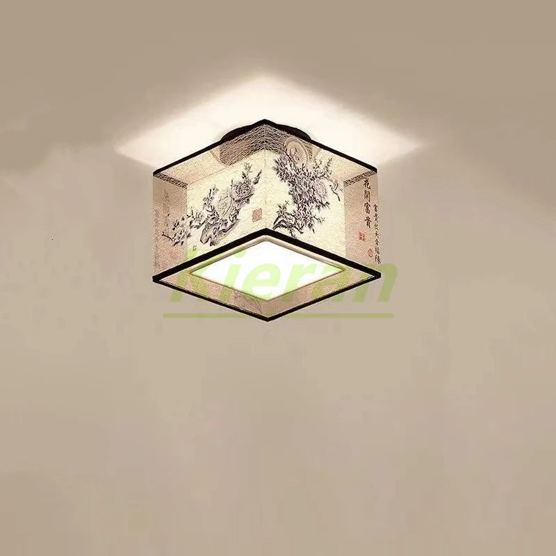 Modern lotus bird LED ceiling light for hotel decoration - vue 28 sur 30