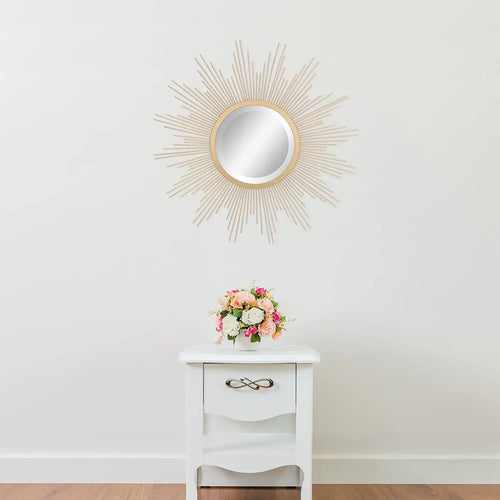 decorative metal mirror with sunglasses for interior decoration - vue 6 sur 7