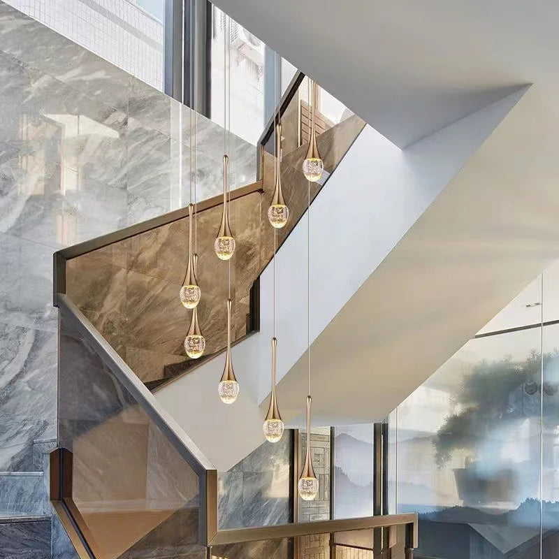 Luxury crystal bubble chandelier for modern decor