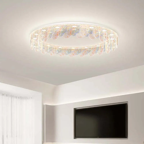 Creative LED ceiling light with eye protection for interiors - vue 3 sur 10