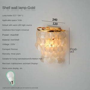 Modern wall light for weddings and bedside decoration