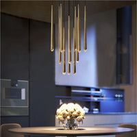 Nordic postmodern LED crystal chandelier pendant light