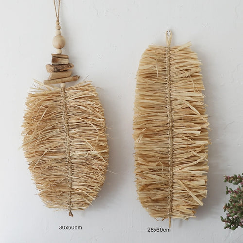 Nordic Style Straw Rattan Wall Decor, Round Rattan Mirror, Decoration Mirror - vue 12 sur 12