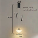 Creative acrylic pendant light nordic luxury decorative