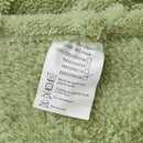 Soft and warm plain polar fleece flannel throw