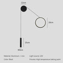 Modern and simple indoor LED wall light