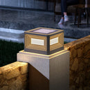 Modern solar lawn lamp for outdoor lighting