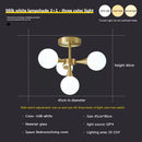 Nordic white glass chandelier for indoor lighting