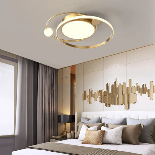 Modern nordic gold chandeliers - vue 6 sur 9