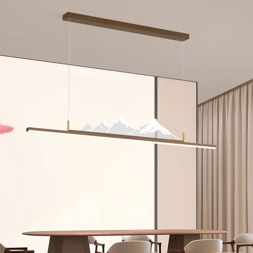 Modern LED pendant light for elegant interior decor - vue 3 sur 11