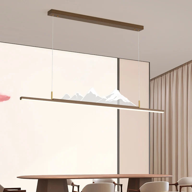 Modern LED pendant light for elegant interior decor - vue 3 sur 11