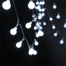 LED ball string lights garland for weddings and outdoor gardens