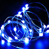 Copper wire LED string lights for festive decorations