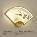 Traditional Chinese copper LED wall light for indoor decoration