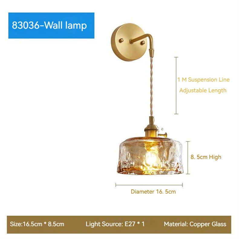 Modern glass LED pendant light for interior decoration - vue 11 sur 20