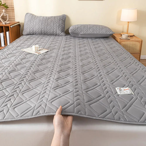 soy cotton quilted bedding for soft bed - vue 11 sur 10