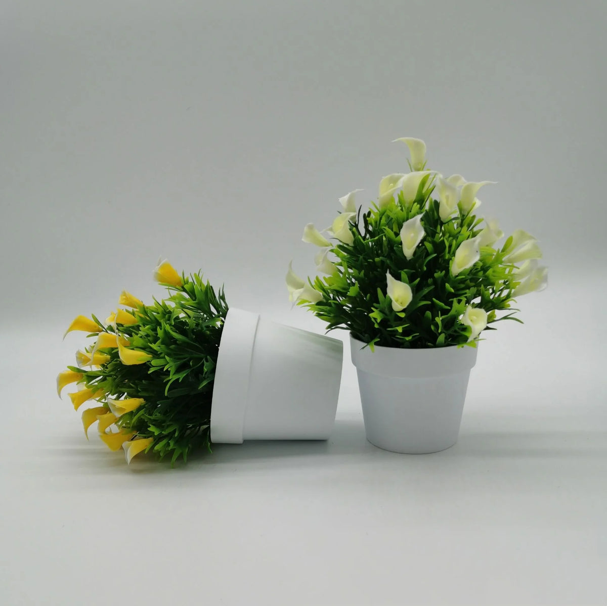Artificial bonsai flower in pot for indoor and outdoor decoration - vue 4 sur 13
