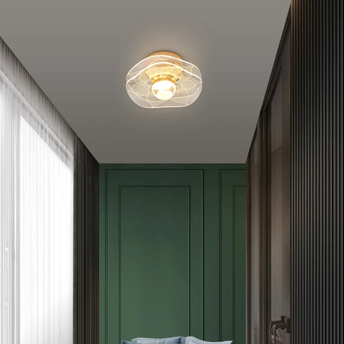 Modern nordic LED ceiling light for indoors and balcony - vue 5 sur 13