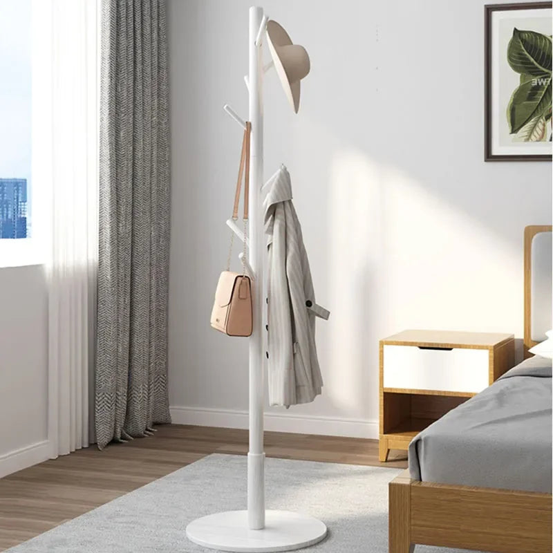 wooden coat rack for shoes and outerwear