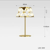 Modern minimalist LED ceiling light with decorative shade