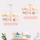 Nordic style rotating LED children’s chandelier, romantic and cosy