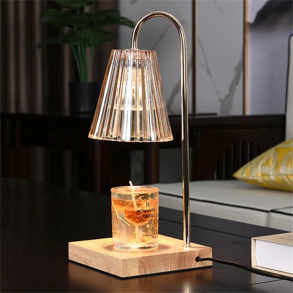 Wooden aromatherapy lamp