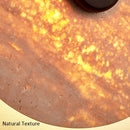 Marble and copper wall light