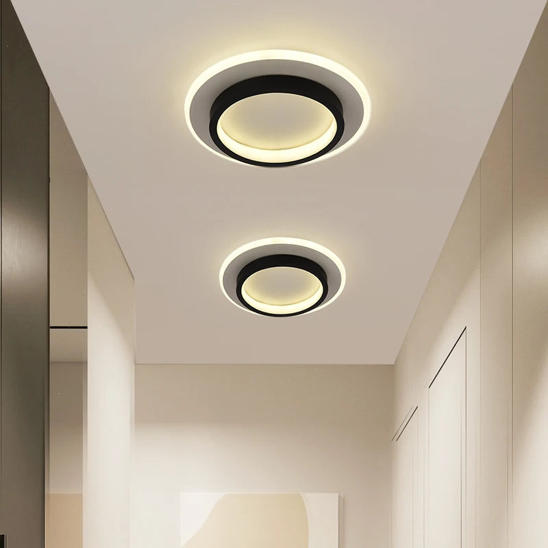 Simple modern nordic LED chandelier for balcony