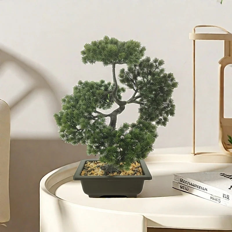 Chinese style artificial needle pine decorative plant for parties