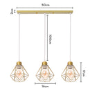 Modern pendant with LED heads for contemporary interiors