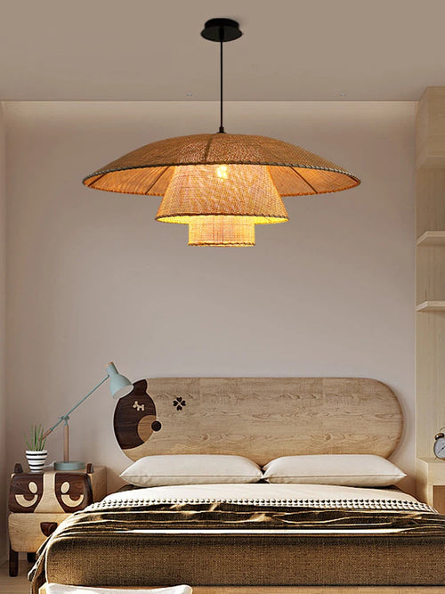 Custom Japanese chandelier for a zen and refined atmosphere - vue 2 sur 9