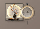 large size wall clock classic design modern metal