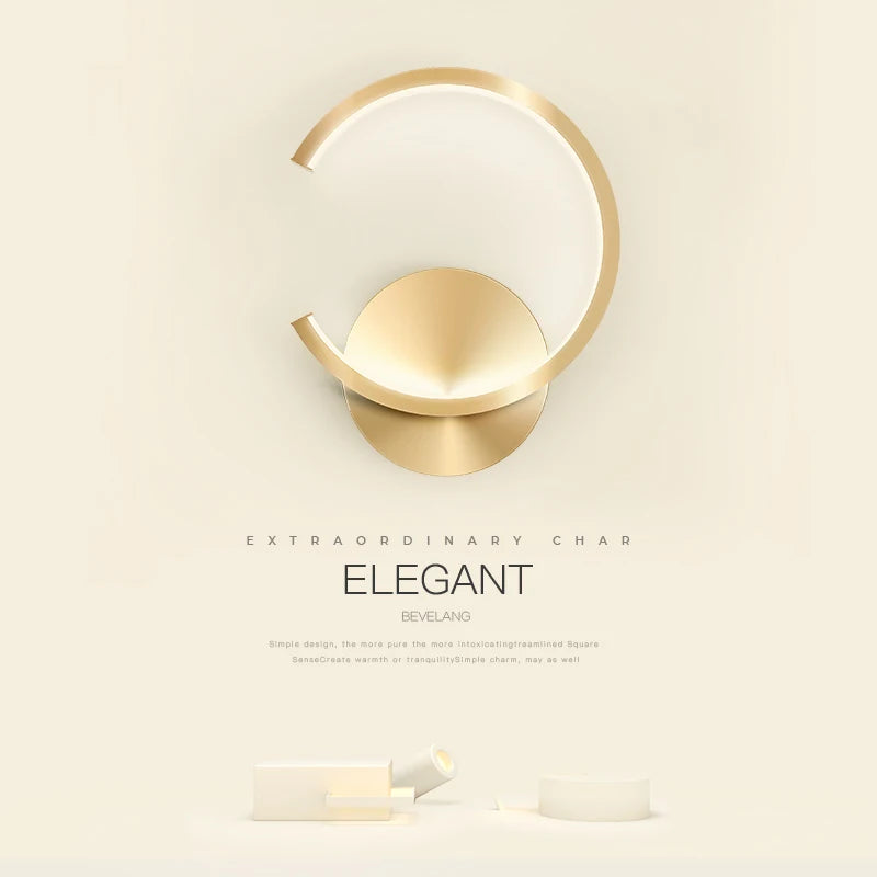 Modern LED wall light