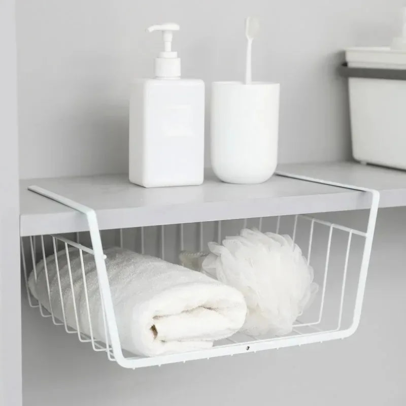 multifunctional storage basket for kitchen and office - vue 4 sur 12