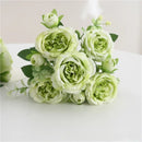 Artificial peony bouquet for indoor floral decoration