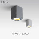 Square LED ceiling light for modern interior decor