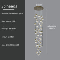 Modern square crystal chandelier for designer lighting