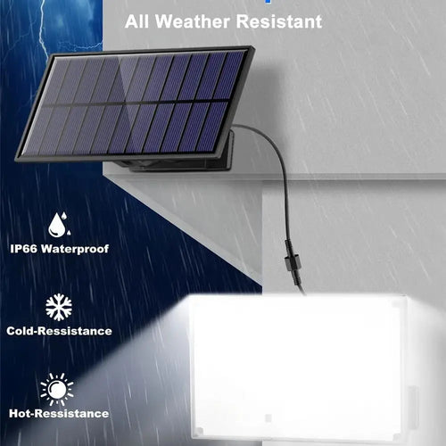 Waterproof outdoor LED solar light with motion sensor 3 modes - vue 2 sur 8