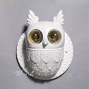 Creative resin owl wall light with LED