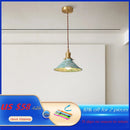 Vintage industrial loft pendant light with metal shade