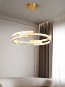 Elegant circular designer pendant light for modern interiors