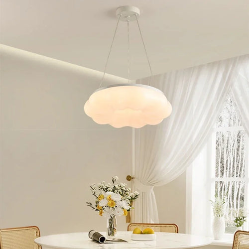 Modern LED cloud ceiling light for indoor decoration - vue 6 sur 12