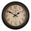 silent vintage wall clock classic metal design