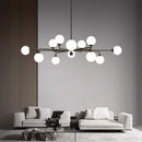 Modern glass pendant chandelier for home decor