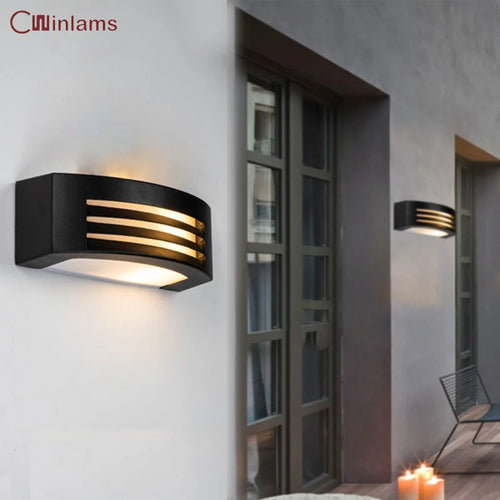 modern waterproof LED wall light for indoor and outdoor use - vue 2 sur 8
