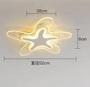 LED star ceiling light for decoration and interior lighting