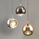 Modern round LED pendant light with adjustable angle