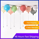 Modern balloon ceiling light for children, school and shop decor