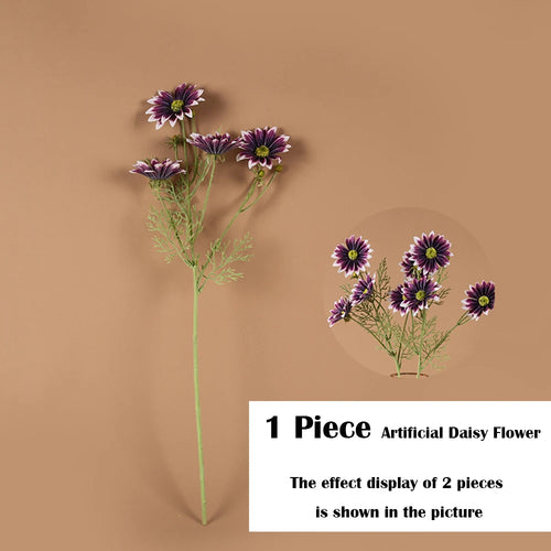 Large artificial daisy bouquet silk flowers wedding decoration - vue 8 sur 18