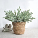 Artificial wheat stalk with decorative fruit branches